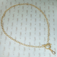 Gold Toggle and Watch Hook Chain