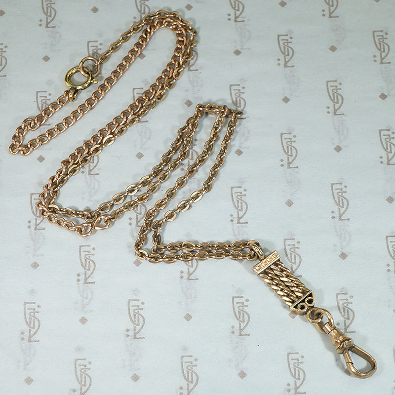 Fancy Panel Drop Hook Necklace by Ancient Influences