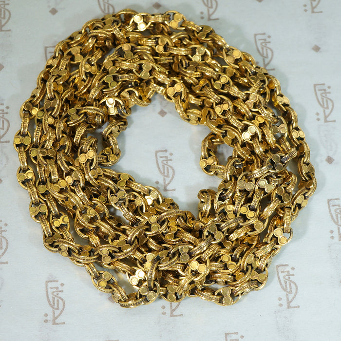 Amazing Extra Long 15ct Chain c1860