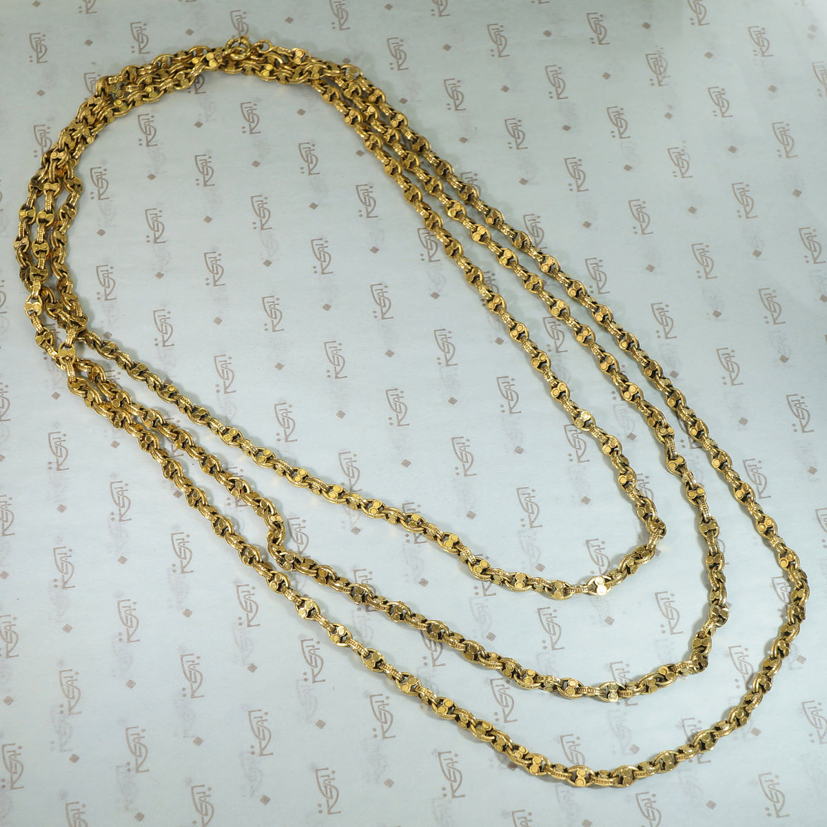 Amazing Extra Long 15ct Chain c1860