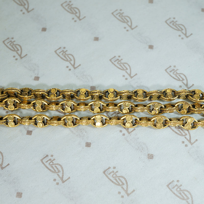 Amazing Extra Long 15ct Chain c1860