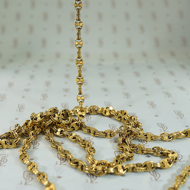 Amazing Extra Long 15ct Chain c1860