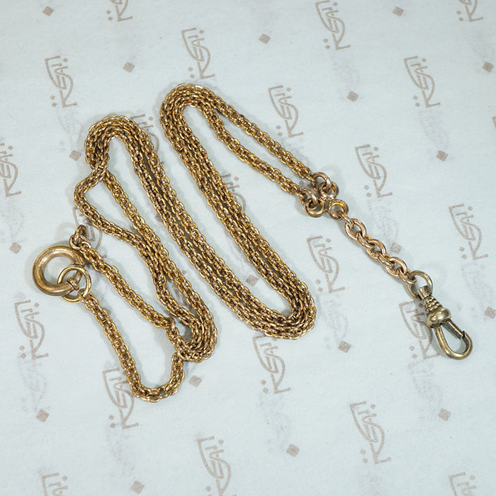 Woven Link Watch Hook Chain by Ancient Influences