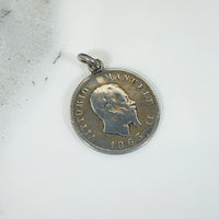 Silver Italian Coin 1863
