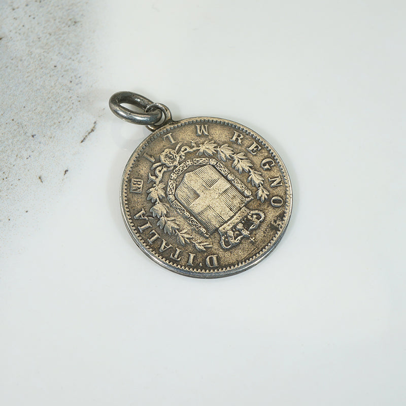 Silver Italian Coin 1863