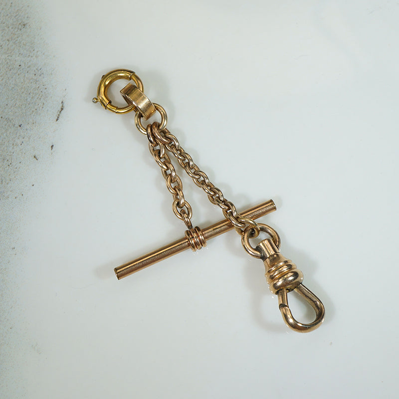 Curb Chain T-bar and Hook Drop