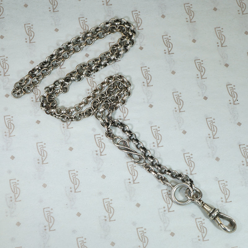 Silver Watch Hook Chain By Ancient Influences