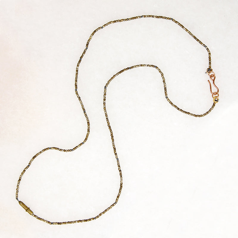 Antique Cut Steel & Brass Beads by Ancient Influences