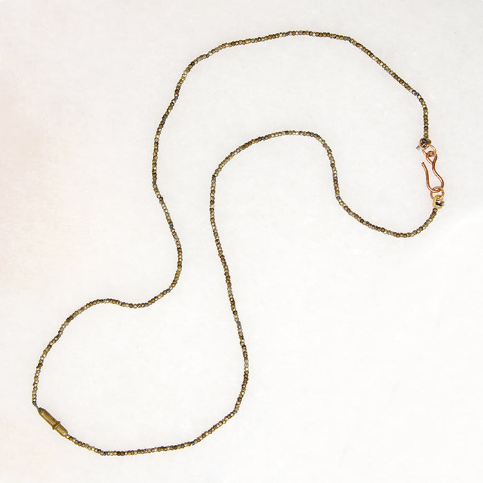 Antique Cut Steel & Brass Beads by Ancient Influences