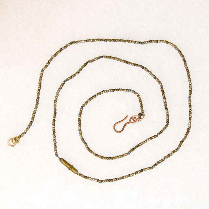 Antique Cut Steel & Brass Beads by Ancient Influences