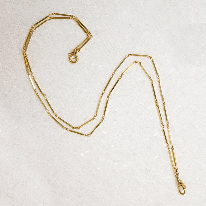Art Deco Chain with Sweet Charm Hook by Ancient Influences