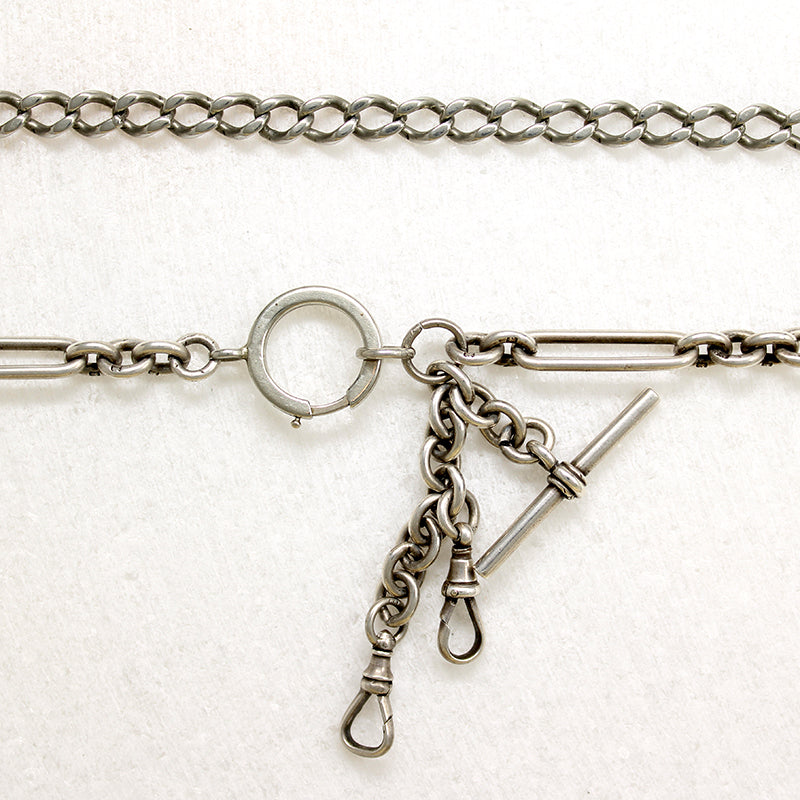 English Sterling Trombone & Curb Chain by Ancient Influences