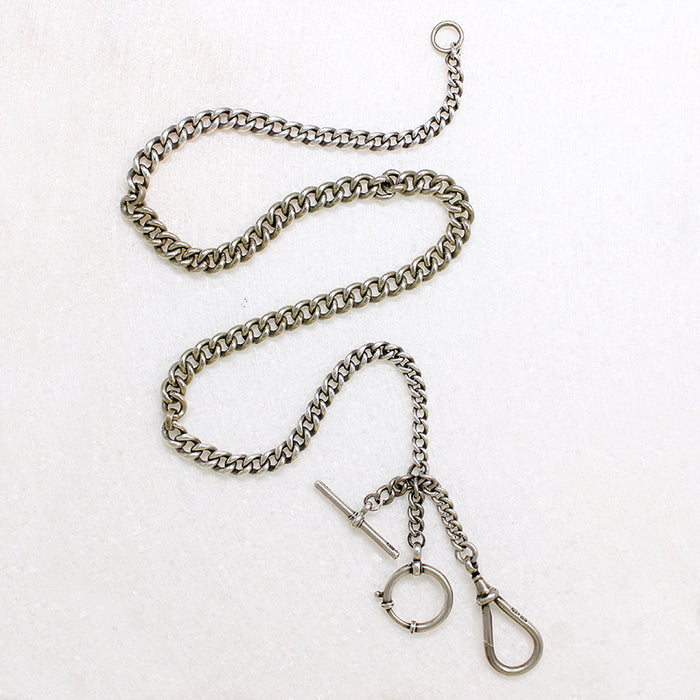 Antique Sterling Curb with Great Hardware by Ancient Influences