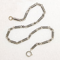 Ornate Sterling Linked Chain with Bolt by Ancient Influences