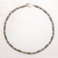 Ornate Sterling Linked Chain with Bolt by Ancient Influences