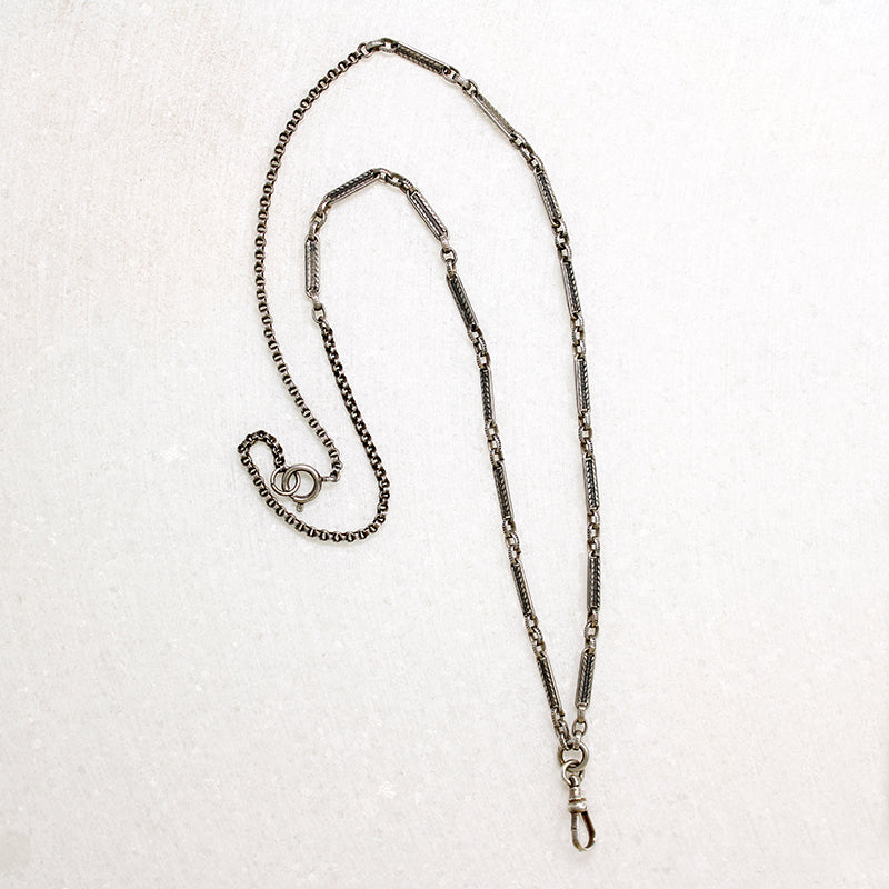 Fancy Flats Sterling Married Chain by Ancient Influences