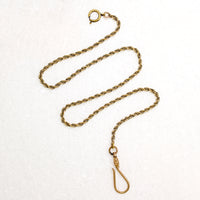 Antique Rope Chain with Fancy Charm Hook by Ancient Influences