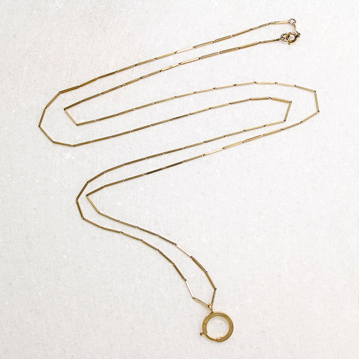 Long Disco-Era Chain with Bolt Ring by Ancient Influences