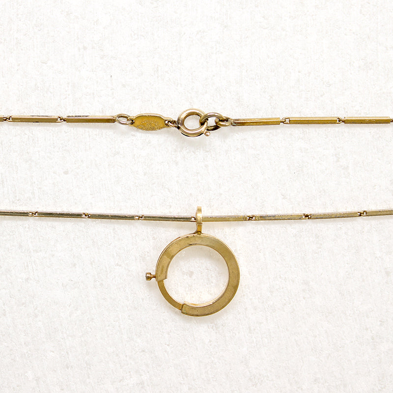 Long Disco-Era Chain with Bolt Ring by Ancient Influences