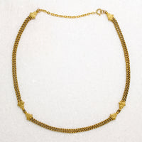 Ornate Double Rolo Chain Necklace by Ancient Influences