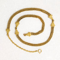 Ornate Double Rolo Chain Necklace by Ancient Influences