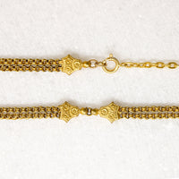 Ornate Double Rolo Chain Necklace by Ancient Influences