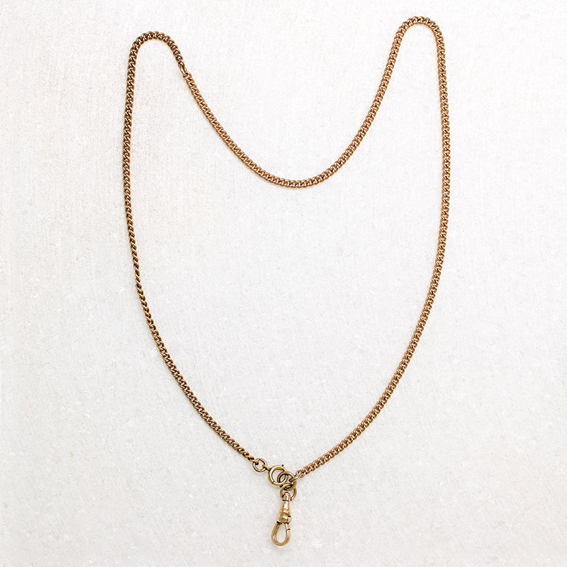 Gold Fill Curb Chain with Watch Hook by Ancient Influences