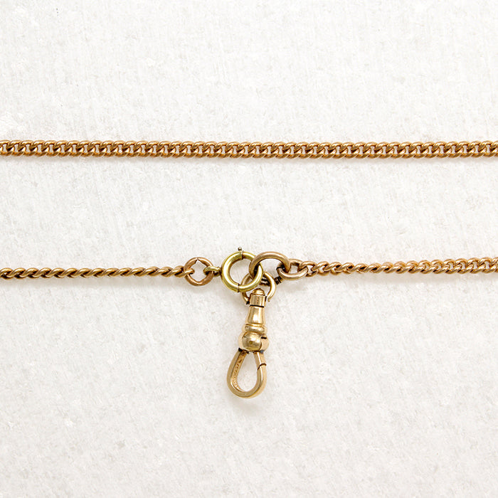 Gold Fill Curb Chain with Watch Hook by Ancient Influences