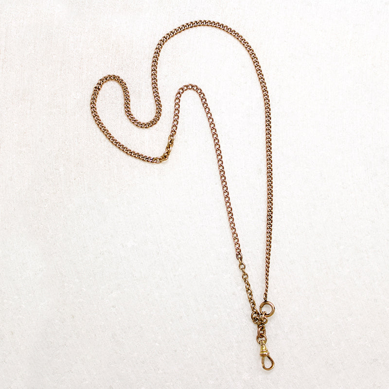 Rosy Gold FIll Curb Married Chain by Ancient Influences