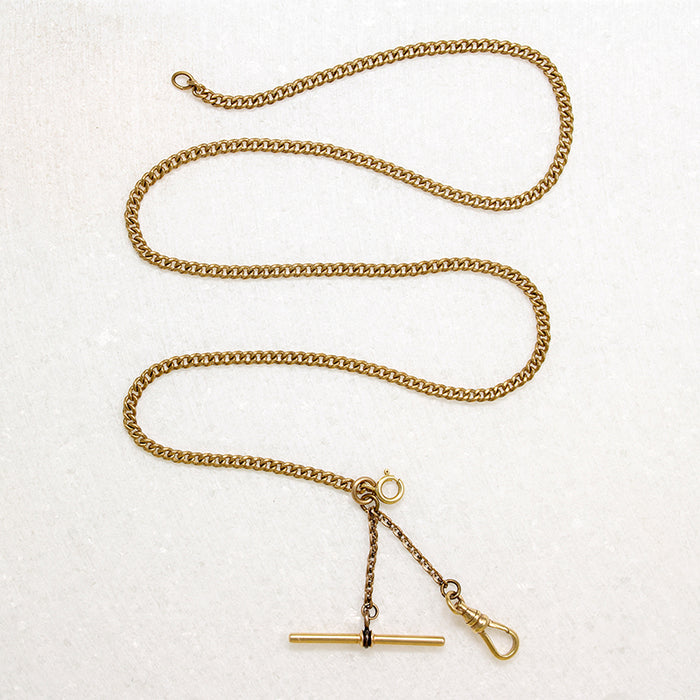 Vintage Curb Chain with Hook & T-Bar by Ancient Influences