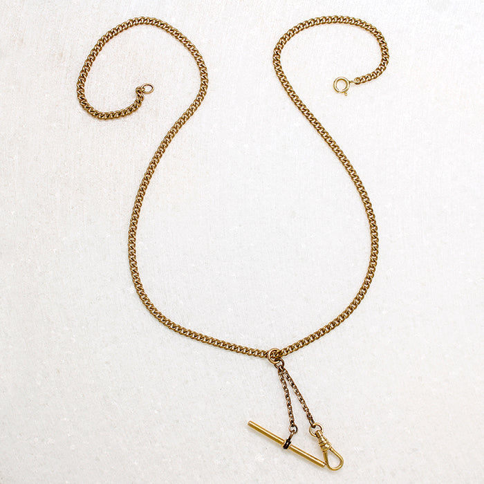 Vintage Curb Chain with Hook & T-Bar by Ancient Influences