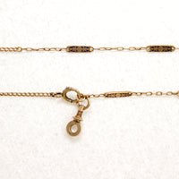 Exquisite Enameled Gold Married Chain by Ancient Influences