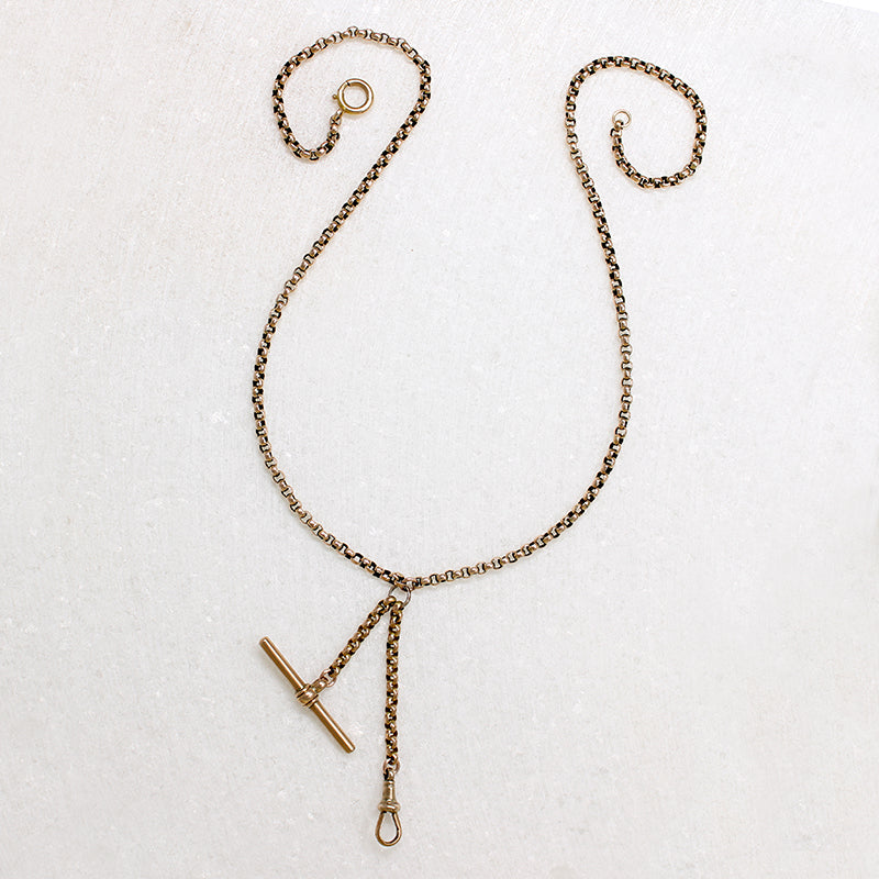 Fabulous Faceted 9ct Rolo Chain by Ancient Influences