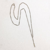 Platinum Filigree Chain with Hook by Ancient Influences