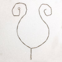 Platinum Filigree Chain with Hook by Ancient Influences