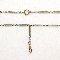 Platinum Filigree Chain with Hook by Ancient Influences