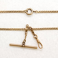 Clever Hardware on 14k Gold Curb Chain by Ancient Influences