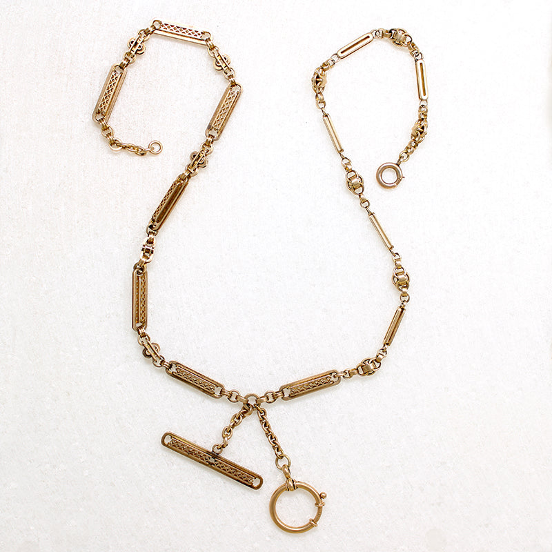 Magnificent 14k Gold Link Chain by Ancient Influences