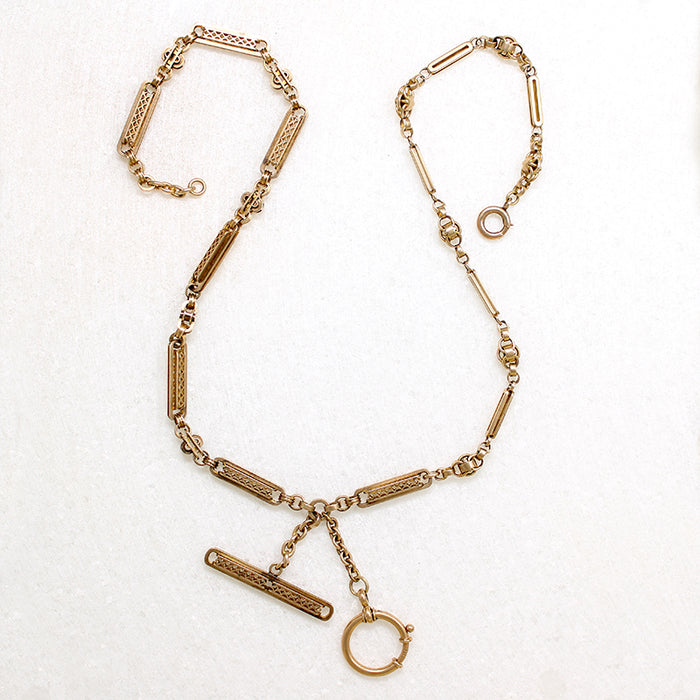 Magnificent 14k Gold Link Chain by Ancient Influences