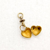 Gold & Turquoise Heart Locket Necklace by Ancient Influences