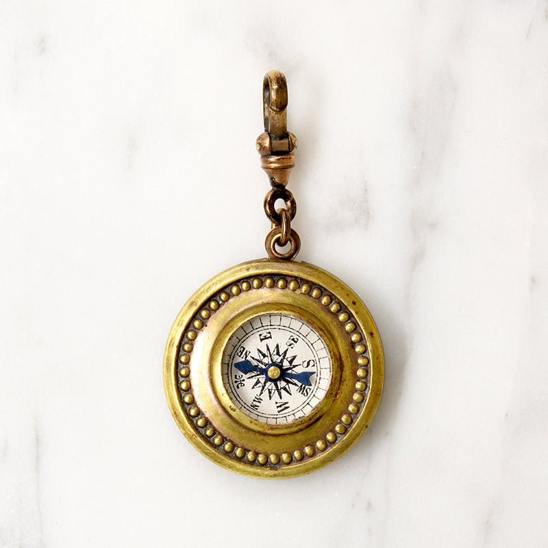 Handsome Antique Compass Fob