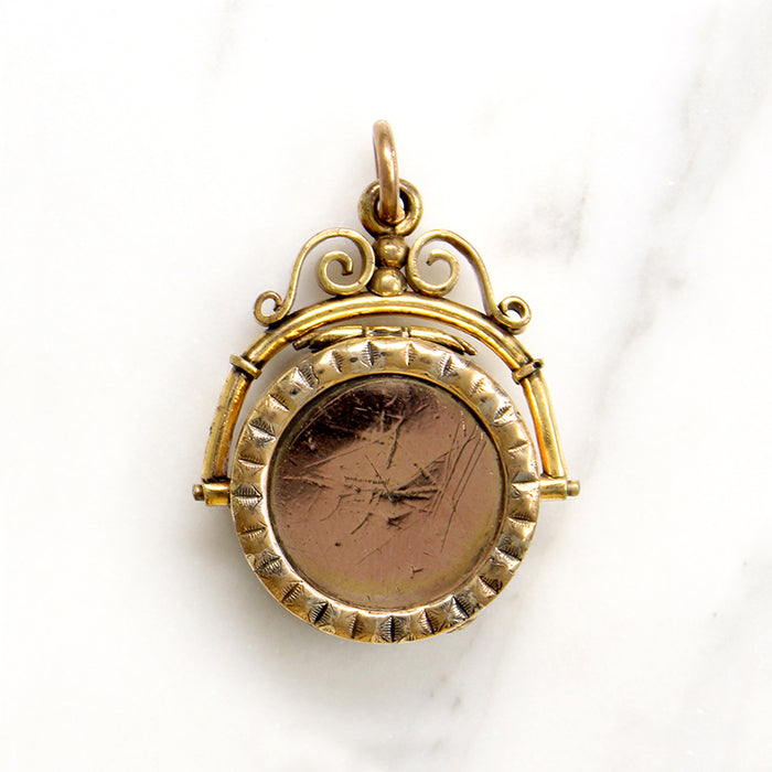 Cheeky Cockatoo Gold Fill Spinner Locket