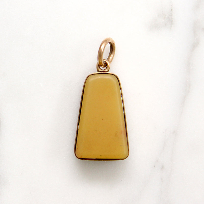 Autumnal Agate & Gold Fill Pendant