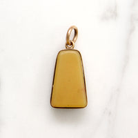 Autumnal Agate & Gold Fill Pendant