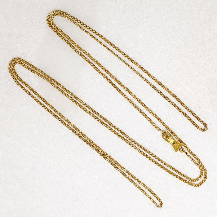 Long 18k Gold Chain with Hand Clasp by Ancient Influences