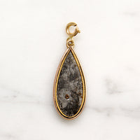 Berlin Iron Cupid Pendant with Gold Findings