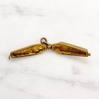 Petite Brass Sarcophagus Locket