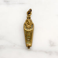 Petite Brass Sarcophagus Locket