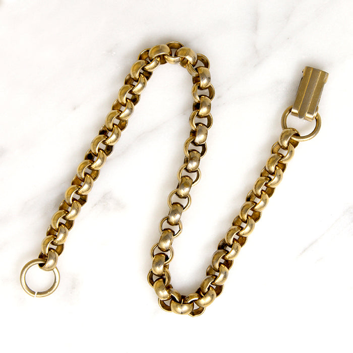 Retro Chubby Rolo Link Gold Fill Bracelet