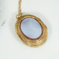 Bloodstone and Agate 15ct Locket